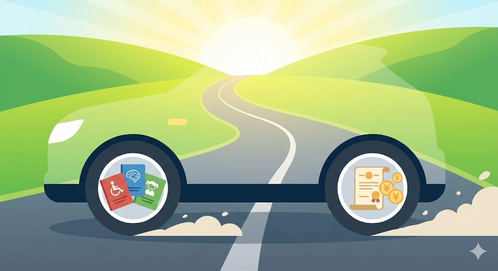 手帳と年金ダブル