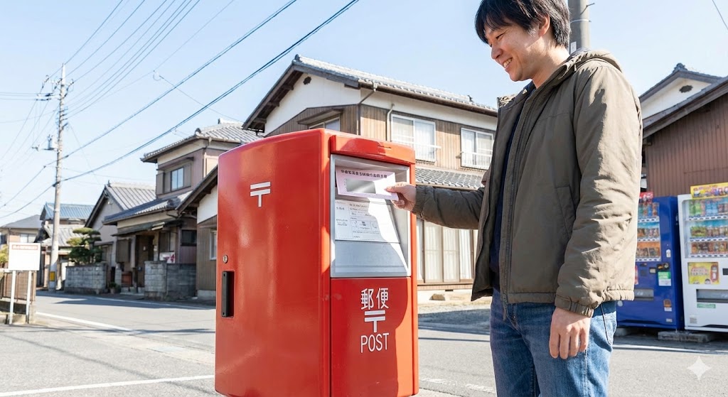 支援給付金郵送