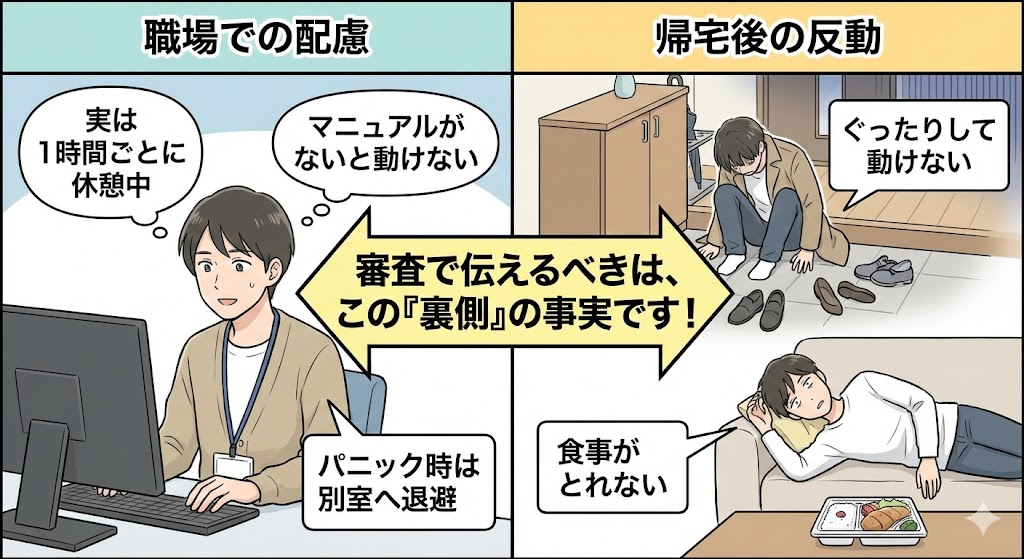 就労と生活の伝え方