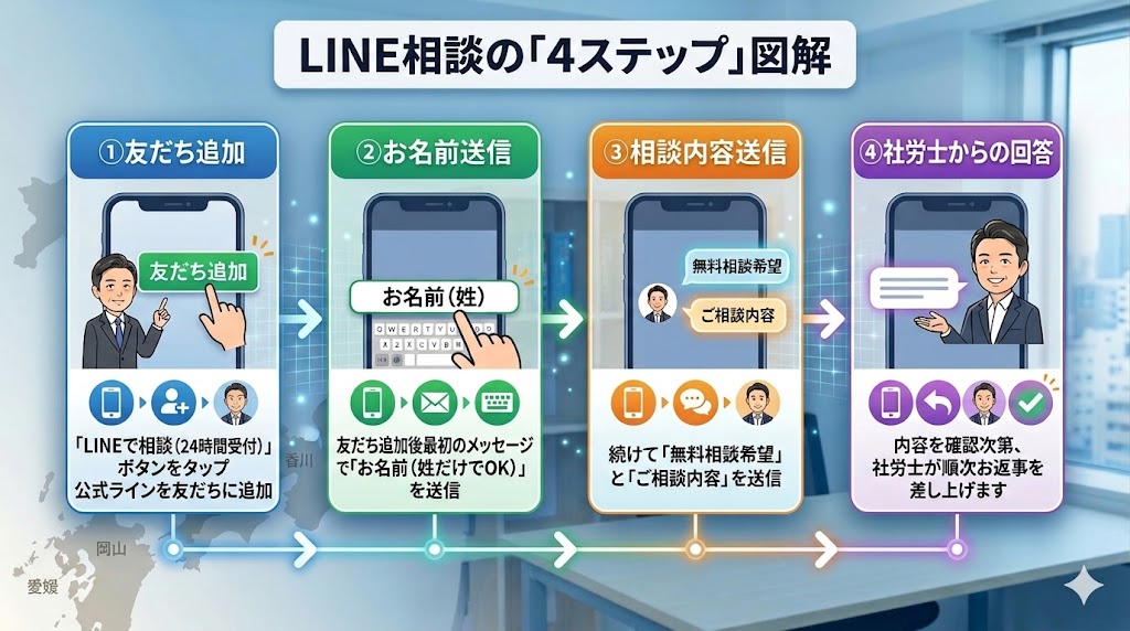 LINE相談図解