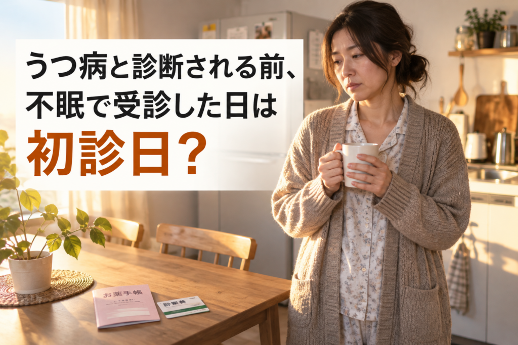 うつ不眠初診日1