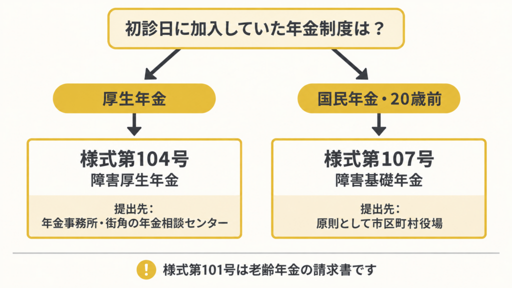 年金請求書どこでもらう2